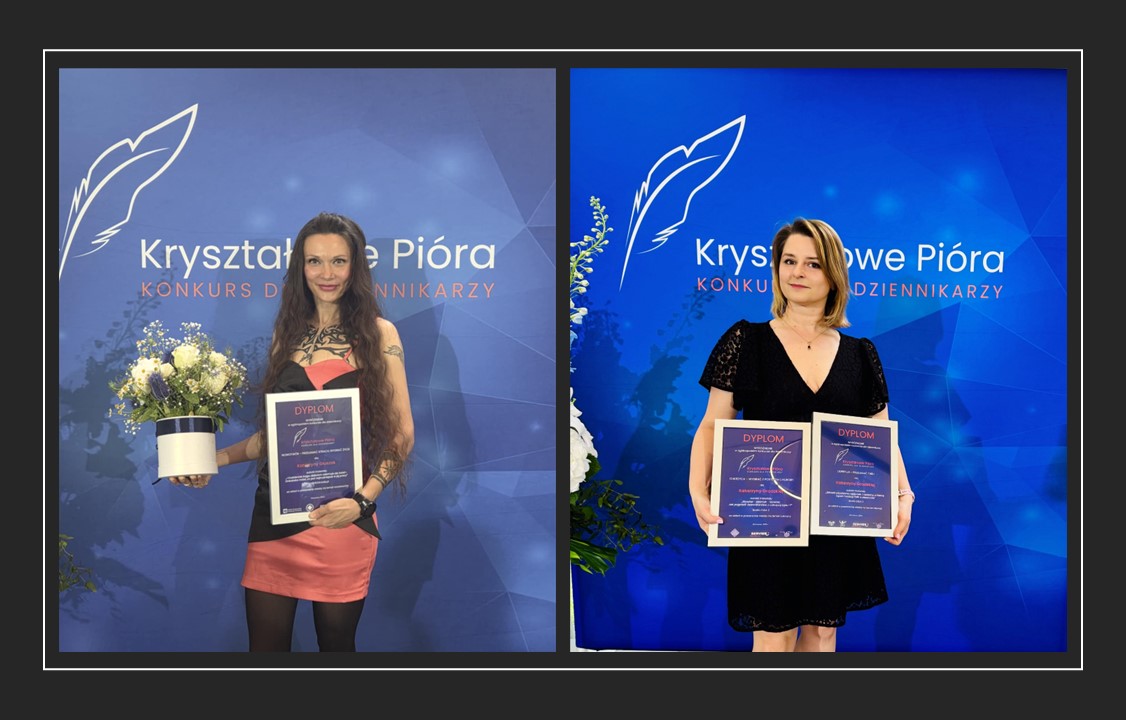 Katarzyna Grodzka i Katarzyna Głuszak wyróżnione w konkursie Kryształowe Pióra